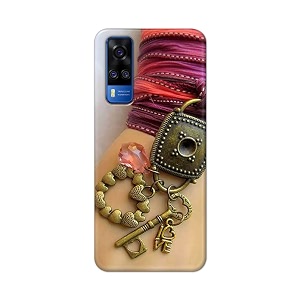 Girl Hand with Keychain Hard Back Case