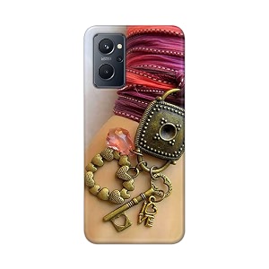 Girl Hand with Keychain Hard Back Case
