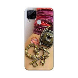 Girl Hand with Keychain Hard Back Case