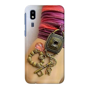 Girl Hand with Keychain Hard Back Case