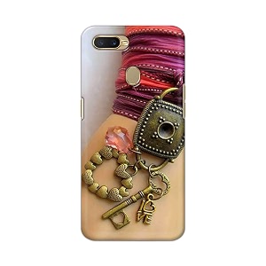 Girl Hand with Keychain Hard Back Case