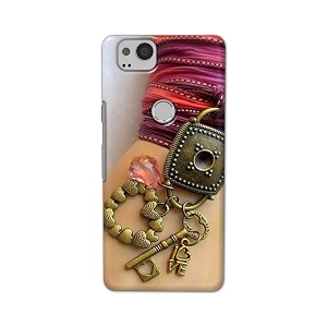 Girl Hand with Keychain Hard Back Case