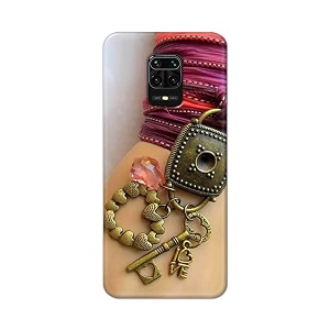 Girl Hand with Keychain Hard Back Case