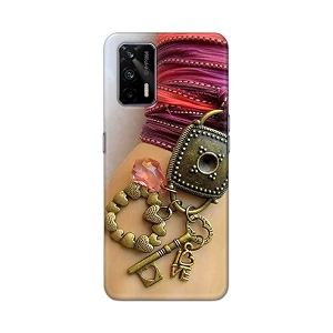 Girl Hand with Keychain Hard Back Case