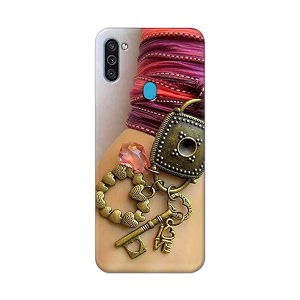 Girl Hand with Keychain Hard Back Case