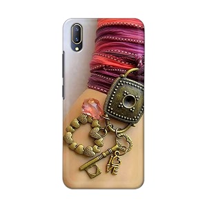 Girl Hand with Keychain Hard Back Case