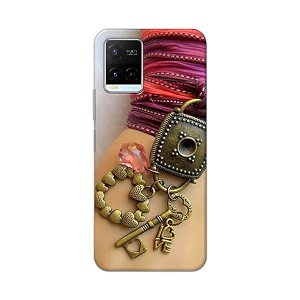 Girl Hand with Keychain Hard Back Case