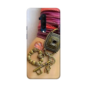 Girl Hand with Keychain Hard Back Case