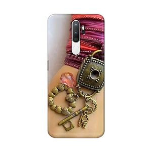 Girl Hand with Keychain Hard Back Case