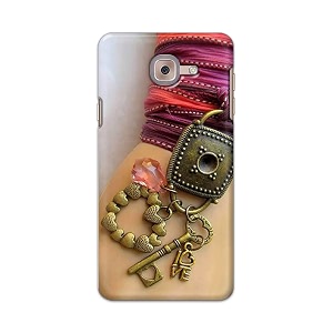 Girl Hand with Keychain Hard Back Case