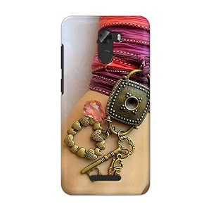 Girl Hand with Keychain Hard Back Case