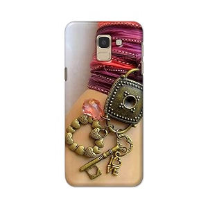 Girl Hand with Keychain Hard Back Case