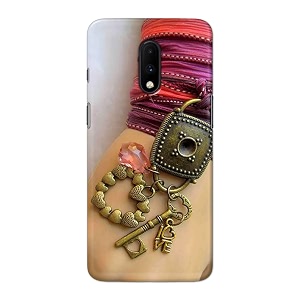 Girl Hand with Keychain Hard Back Case