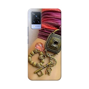 Girl Hand with Keychain Hard Back Case