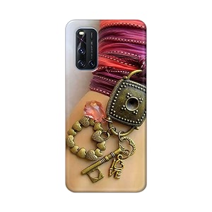 Girl Hand with Keychain Hard Back Case