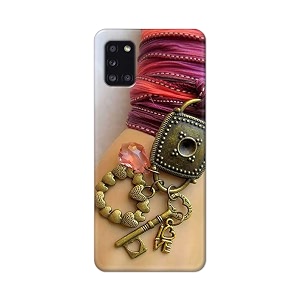 Girl Hand with Keychain Hard Back Case