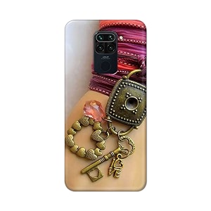 Girl Hand with Keychain Hard Back Case