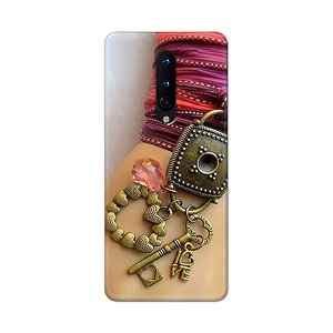 Girl Hand with Keychain Hard Back Case
