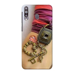 Girl Hand with Keychain Hard Back Case