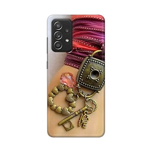 Girl Hand with Keychain Hard Back Case
