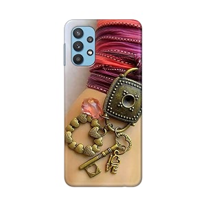 Girl Hand with Keychain Hard Back Case