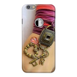 Girl Hand with Keychain Hard Back Case