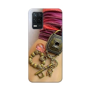 Girl Hand with Keychain Hard Back Case
