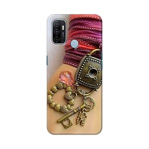 Girl Hand with Keychain Hard Back Case
