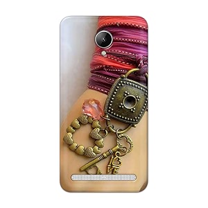 Girl Hand with Keychain Hard Back Case