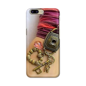 Girl Hand with Keychain Hard Back Case