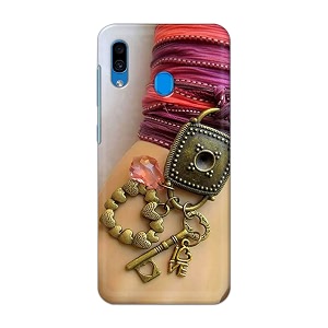 Girl Hand with Keychain Hard Back Case