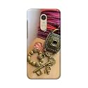 Girl Hand with Keychain Hard Back Case