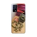 Girl Hand with Keychain Hard Back Case