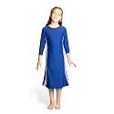 Girl One Piece Modest Long Sleeve Swim
