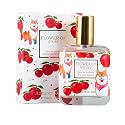 Girl Student Perfume Fruit Fragrance Fresh Fragrance Maiden Natural Lasting Romantic Ladies Eau de Toilette 1 Fl Oz (30ML, Red apple)