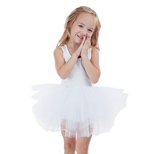 girls39 camisole dance tutu leotard with fluffy 4-layers ballet dress for ballerina 18 months - 7 years