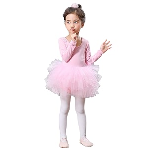 girls39 camisole dance tutu leotard with fluffy 4-layers ballet dress for ballerina 18 months - 7 years
