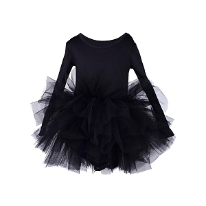 girls39 camisole dance tutu leotard with fluffy 4-layers ballet dress for ballerina 18 months - 7 years
