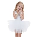 Girls' Camisole Dance Tutu Leotard with Fluffy 4-Layers Ballet Dress for Ballerina (18 Months - 7 Years)