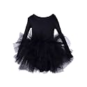 Girls' Camisole Dance Tutu Leotard with Fluffy 4-Layers Ballet Dress for Ballerina (18 Months - 7 Years)