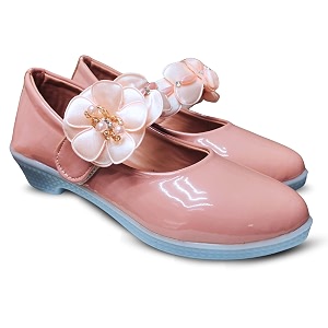 Girls Patent Mary Jane Shoes with Floral