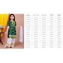 Girls39 Traditional Printed Kurti with Palazzo and