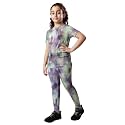 Girls Active Sports Wear Solid Skinny Fit Leggings and T-shirt Polyester Set/Sets For Multi-Sports Gym Yoga Dance Gymnastics &amp; Running(4 TO 14 YRS)