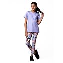 Girls Active Sports Wear Solid Skinny Fit