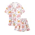 Girls &amp; Womens Satin Pajamas Set, Silk Button-Down Sleepwear 2 Piece Nightwear, 3 Years - Women XXL