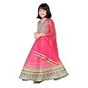 Girls Art Silk Lehenga Choli Set with