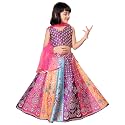 Girls Art Silk Lehenga Choli Set with