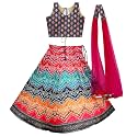 Girls Art Silk Lehenga Choli Set with