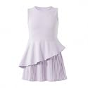 Girls Athletic Dress Set, Sleeveless Tennis Dress with Shorts