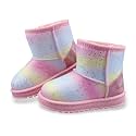 Girls Boots Toddler Sequin Winter Snow Boots for Little/Big Kid